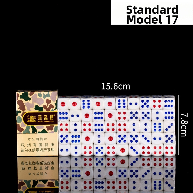 Kockice za igru – 5 paketa plastike, s zaobljenim rubovima, za bar igre