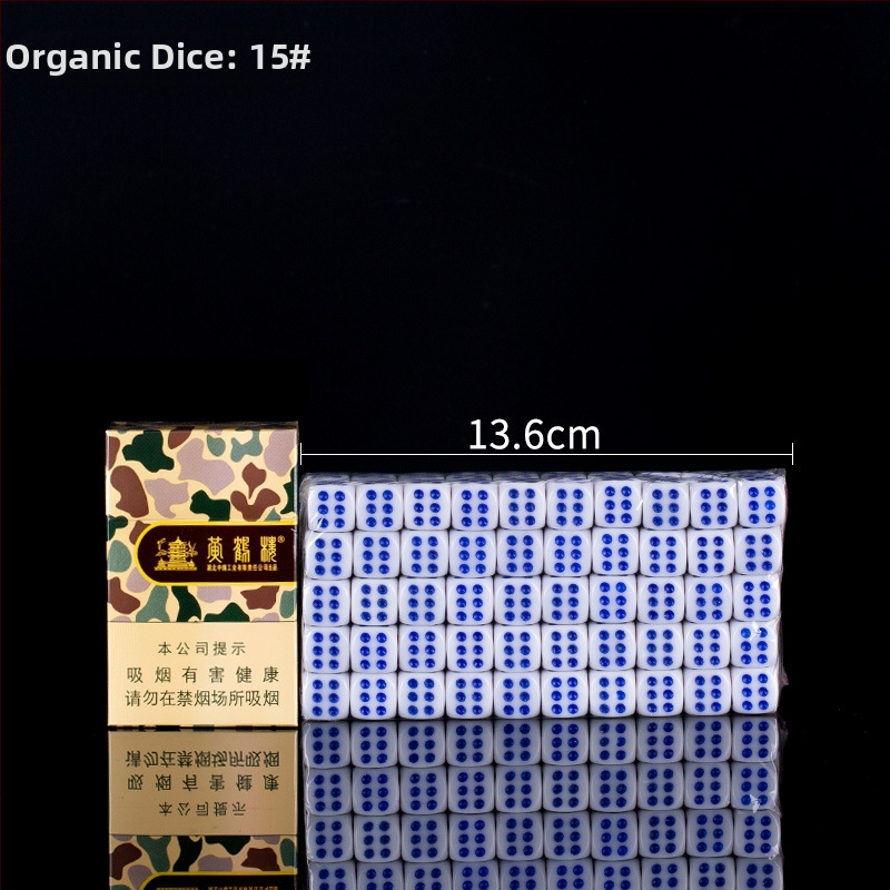 Kockice za igru – 5 paketa plastike, s zaobljenim rubovima, za bar igre