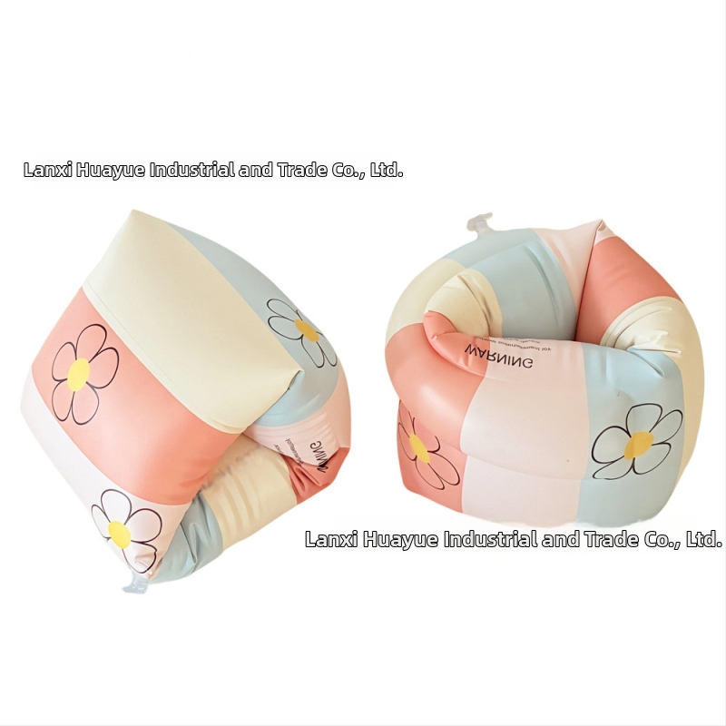 Bērnu peldēšanas gredzens uz rokas ar karikatūru drukāšanu, videi draudzīgs PVC, 0.21 mm biezums, manuāla piepumpēšana