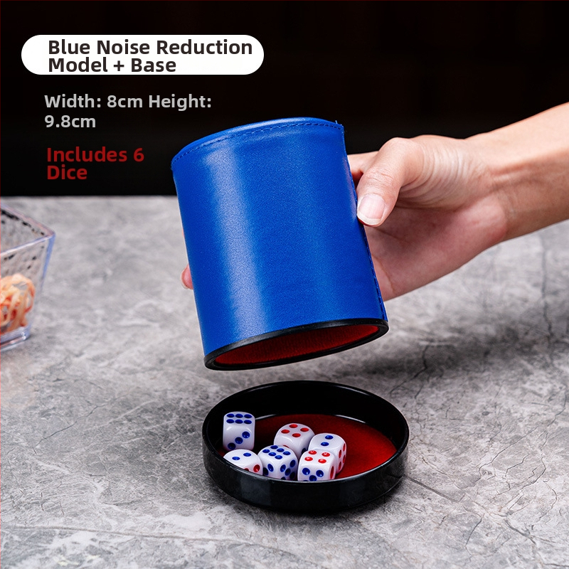 Set zaruri cu cupe din piele, colțuri rotunde, origine Zhejiang, 100 buc.