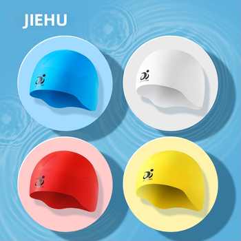 Jettiger silikona plaukšanas cepure garām matiem, abiem dzimumiem – komplekts ar brilles, pieaugušajiem, vienkrāsu raksts, ūdensizturīga