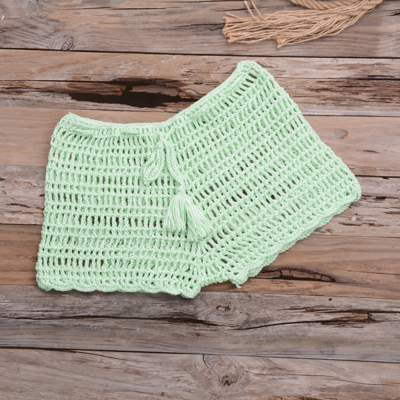 Moterų bikini kelnaitės - dirželio detalė, vienos spalvos, Lyocell 90%, medvilninis pamušalas