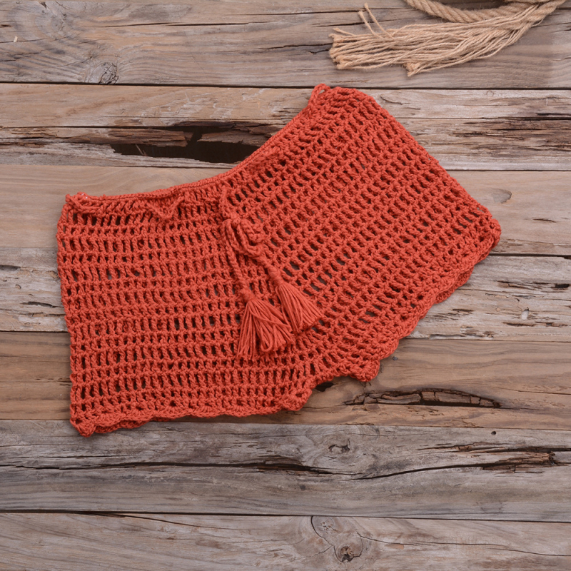 Moterų bikini kelnaitės - dirželio detalė, vienos spalvos, Lyocell 90%, medvilninis pamušalas