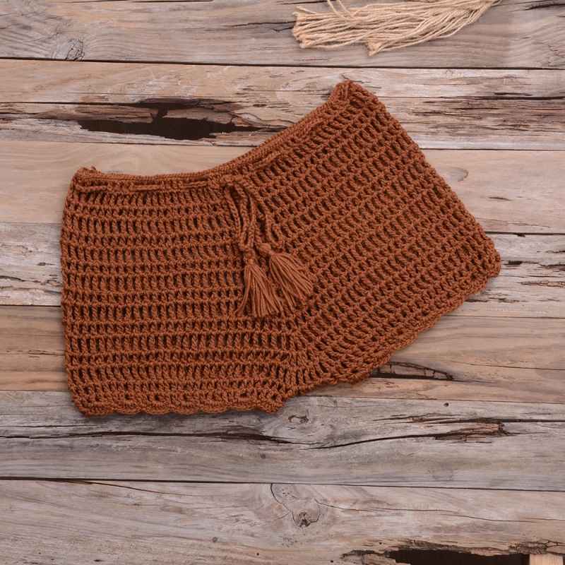 Moterų bikini kelnaitės - dirželio detalė, vienos spalvos, Lyocell 90%, medvilninis pamušalas