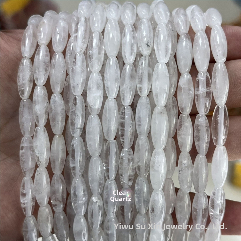 6x16 mm rižaste perle od agat i aventurina, cilindrične perle, slobodne perle, poluproizvodi za DIY ogrlice