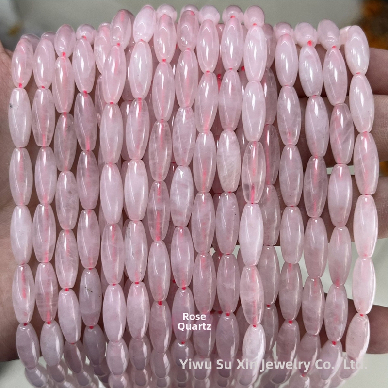 6x16 mm rižaste perle od agat i aventurina, cilindrične perle, slobodne perle, poluproizvodi za DIY ogrlice