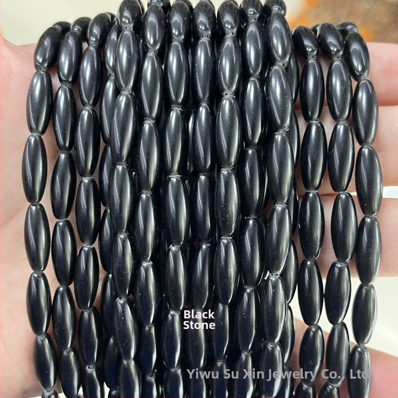 6x16 mm rižaste perle od agat i aventurina, cilindrične perle, slobodne perle, poluproizvodi za DIY ogrlice