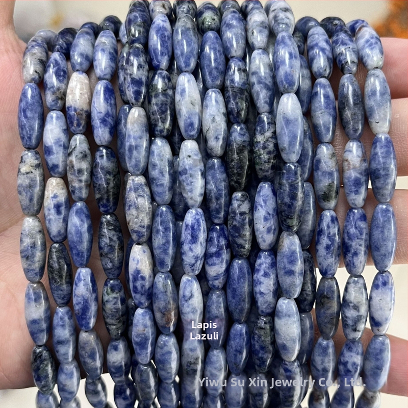 6x16 mm rižaste perle od agat i aventurina, cilindrične perle, slobodne perle, poluproizvodi za DIY ogrlice