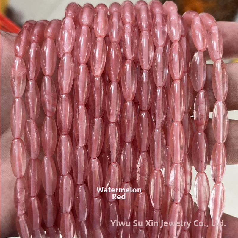 6x16 mm rižaste perle od agat i aventurina, cilindrične perle, slobodne perle, poluproizvodi za DIY ogrlice