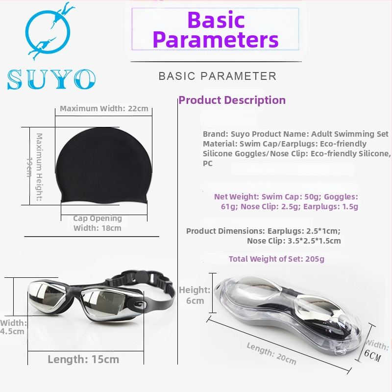 Peldēšanas brilles - Fast travel, polikarbonāta lēcas, pieaugušajiem