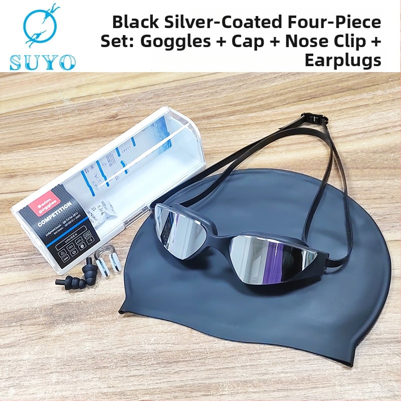 Peldēšanas brilles - Fast travel, polikarbonāta lēcas, pieaugušajiem