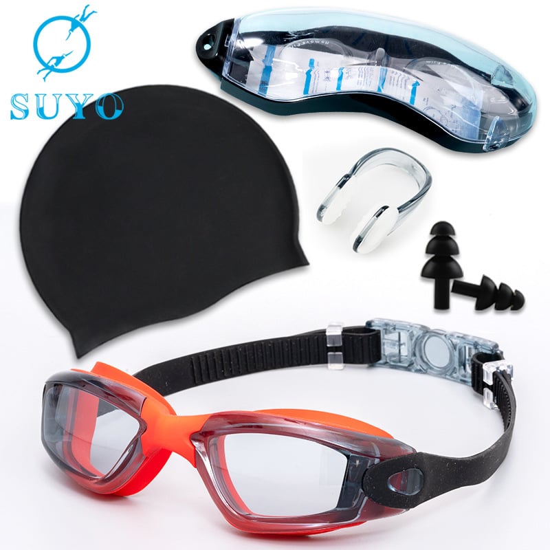 Peldēšanas brilles - Fast travel, polikarbonāta lēcas, pieaugušajiem