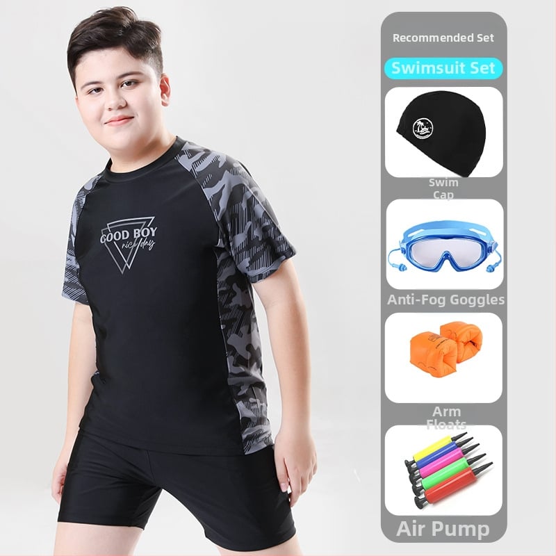 Muzhi Sea plaukimo kostiumas berniukams ir paaugliams, UV apsauga, greitas džiūvimas, 6–14 metų, 85% poliesteris, 200 g, pamušalas 100% poliesteris, briefs