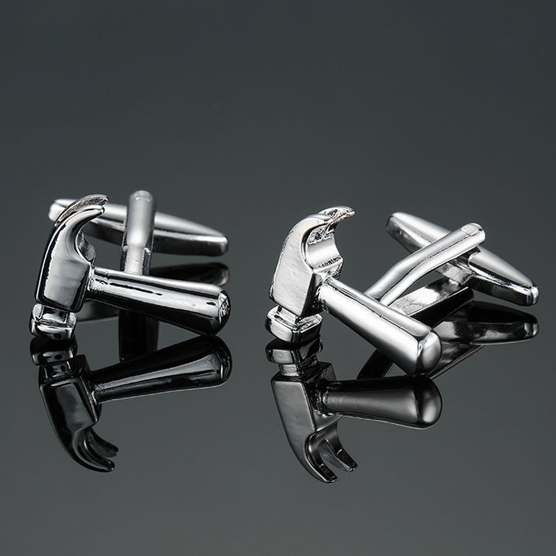 Rankogalių segtukai, sporto įrangos motyvas, varis, elektroplakavimas, kristalas, universalus stilius