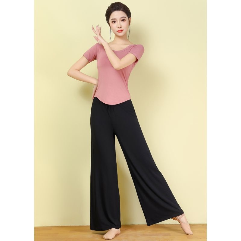 Moterų šokių treniruočių komplektas — prekinis ženklas yikuang; poliesteris su spandeksu; 50–70% spandex; 50–70% poliesterio; etninis šokis