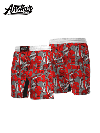 MMA rövidnadrág uniszex felnőtteknek – AnotherBoxer, 95% poliészter, bélés: poliészter keverék 95%, alkalmas Szanda és Brazil Jiu-Jitsu edzésekhez