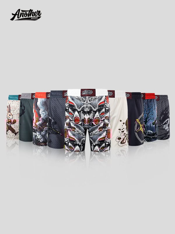 MMA rövidnadrág uniszex felnőtteknek – AnotherBoxer, 95% poliészter, bélés: poliészter keverék 95%, alkalmas Szanda és Brazil Jiu-Jitsu edzésekhez