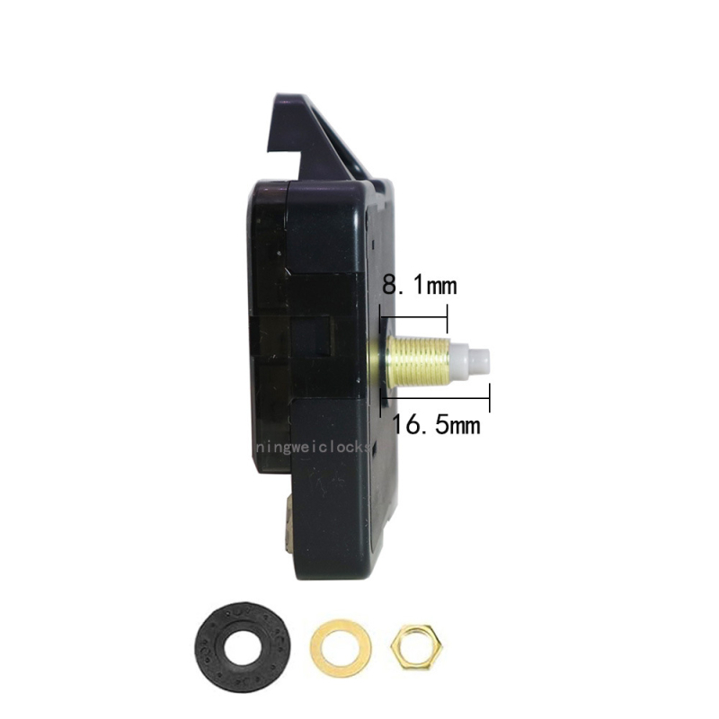 5168S kvarc óramű, csendes járású, másodpercmutató, műanyag ház, modern minimalista stílus, DIY falióra