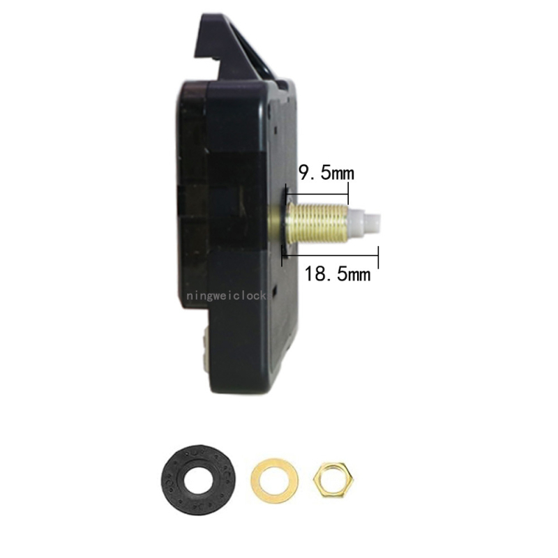 5168S kvarc óramű, csendes járású, másodpercmutató, műanyag ház, modern minimalista stílus, DIY falióra