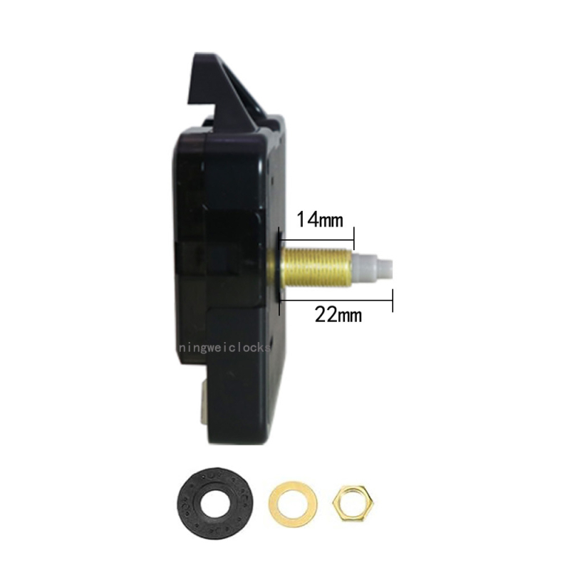 5168S kvarc óramű, csendes járású, másodpercmutató, műanyag ház, modern minimalista stílus, DIY falióra