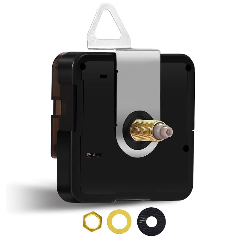 5168S kvarc óramű, csendes járású, másodpercmutató, műanyag ház, modern minimalista stílus, DIY falióra