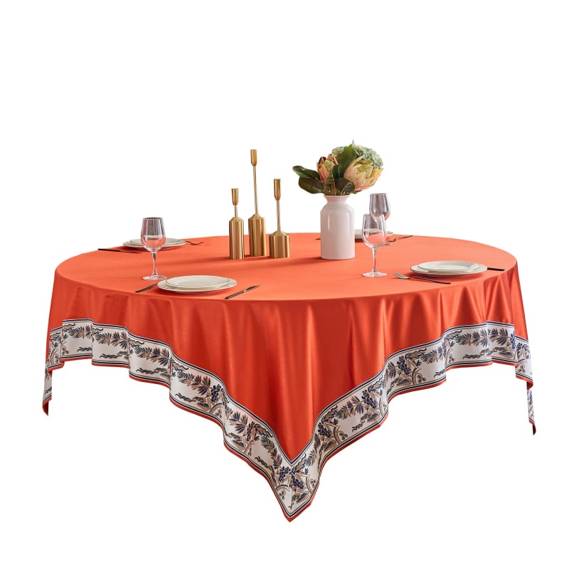 Clouds Stolnjak – kružni, poliester, jednofarbni uzorak, modern minimalistički stil, za hotel i banket