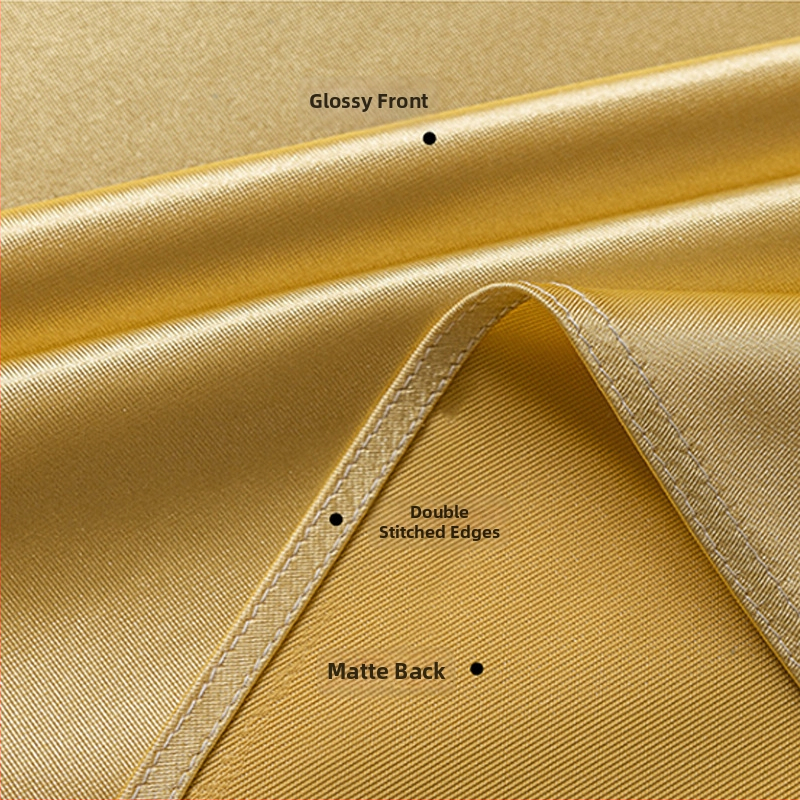 Obrus, moderný minimalistický štýl, polyester, obdĺžnikový tvar, jednobarevný, hotelový štandard