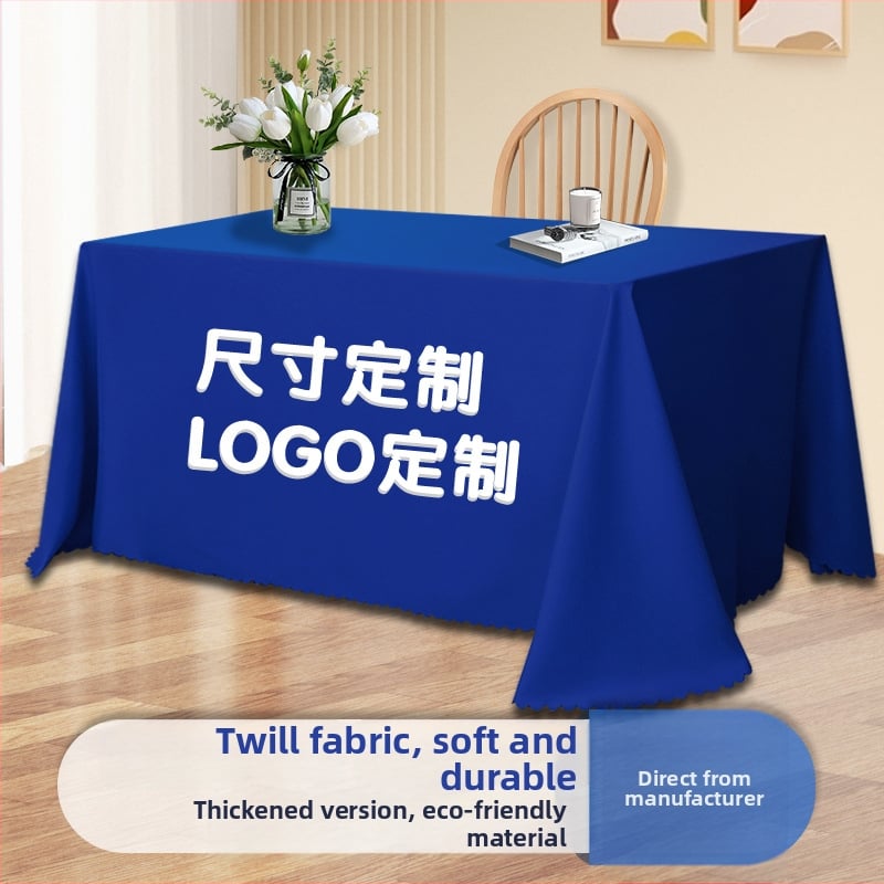 Stolnjak, 70% poliester / 30% pamuk, pravokutnog oblika, protuklizni, otporan na habanje, otporan na prašinu, otporan na ulja, toplinska izolacija, za hotele