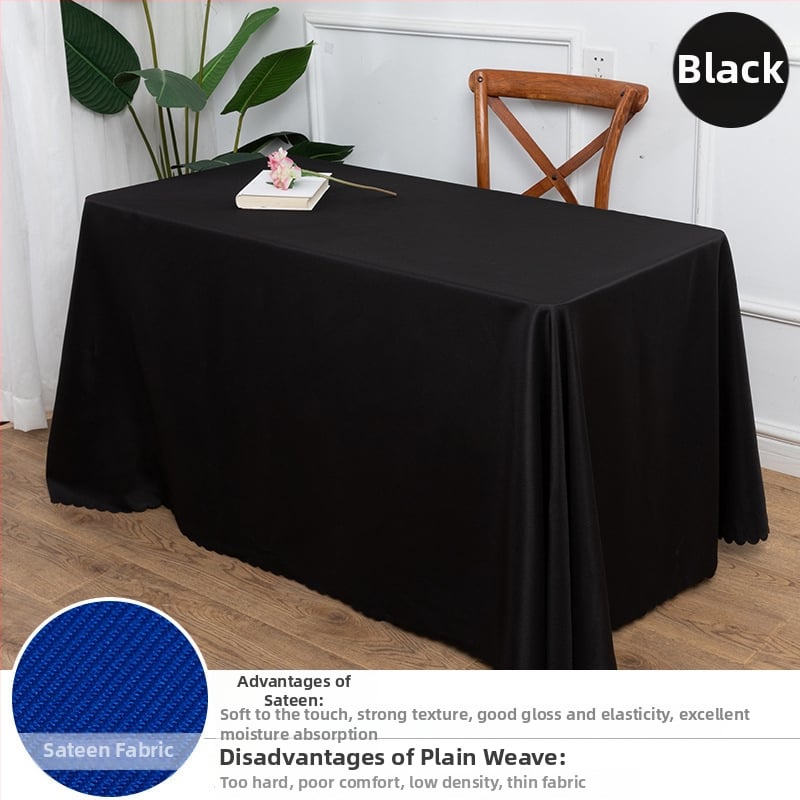 Stolnjak, 70% poliester / 30% pamuk, pravokutnog oblika, protuklizni, otporan na habanje, otporan na prašinu, otporan na ulja, toplinska izolacija, za hotele