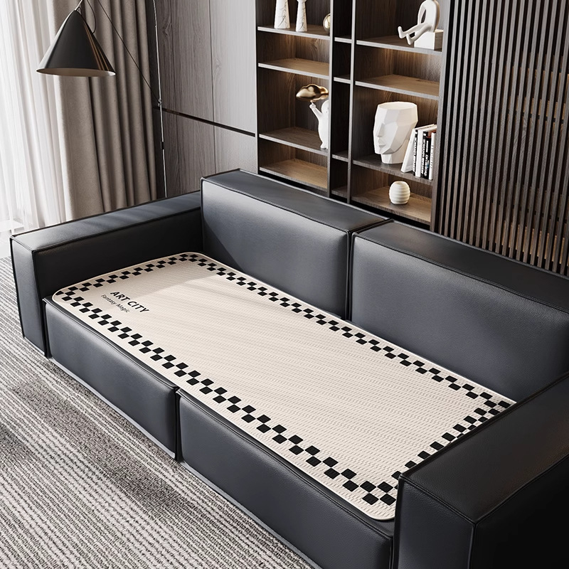 Jastuk za kauč od led svile za kožni kauč, protuklizni, dnevni boravak, Chenille stil