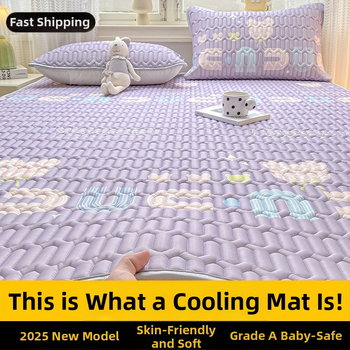 Tryjų dalių čiužinio paklodžių komplektas su elastingu kraštu, natūralus lateksas, latekso kiekis 90%+, spausdinta medžiaga