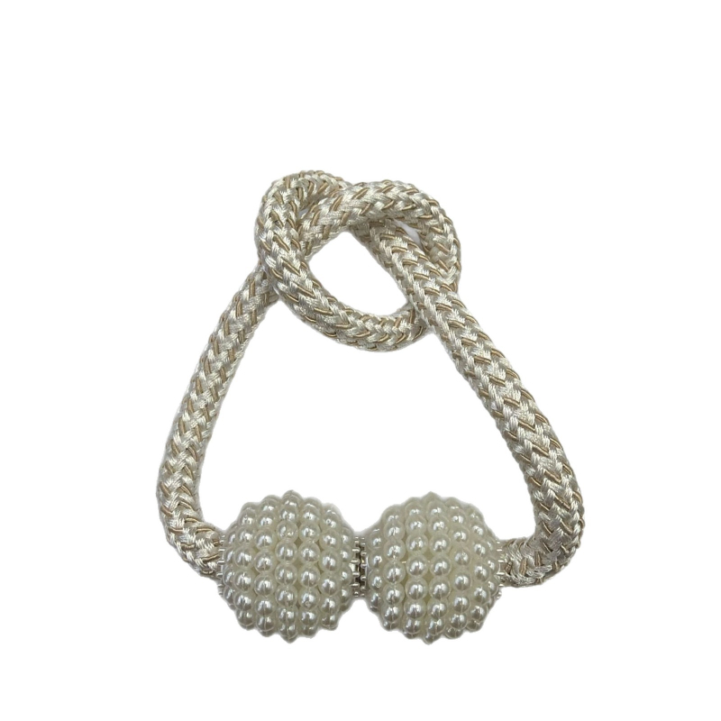 Magnetinės užuolaidų gesagtelės be gręžimo — šiuolaikinis minimalistinis dizainas — poliesteris, plastikas, magnetas — pritaikomas