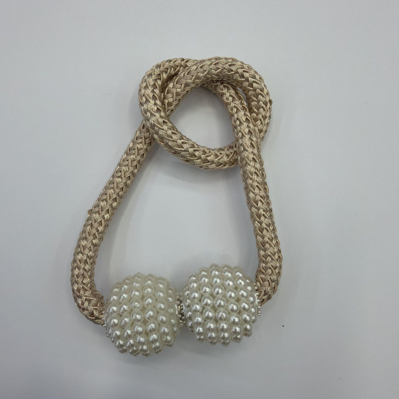 Magnetinės užuolaidų gesagtelės be gręžimo — šiuolaikinis minimalistinis dizainas — poliesteris, plastikas, magnetas — pritaikomas