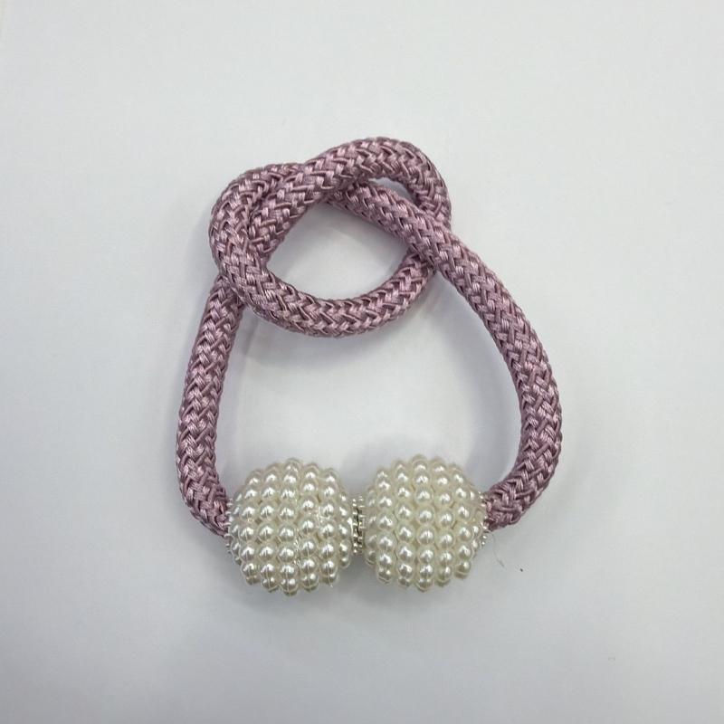 Magnetinės užuolaidų gesagtelės be gręžimo — šiuolaikinis minimalistinis dizainas — poliesteris, plastikas, magnetas — pritaikomas