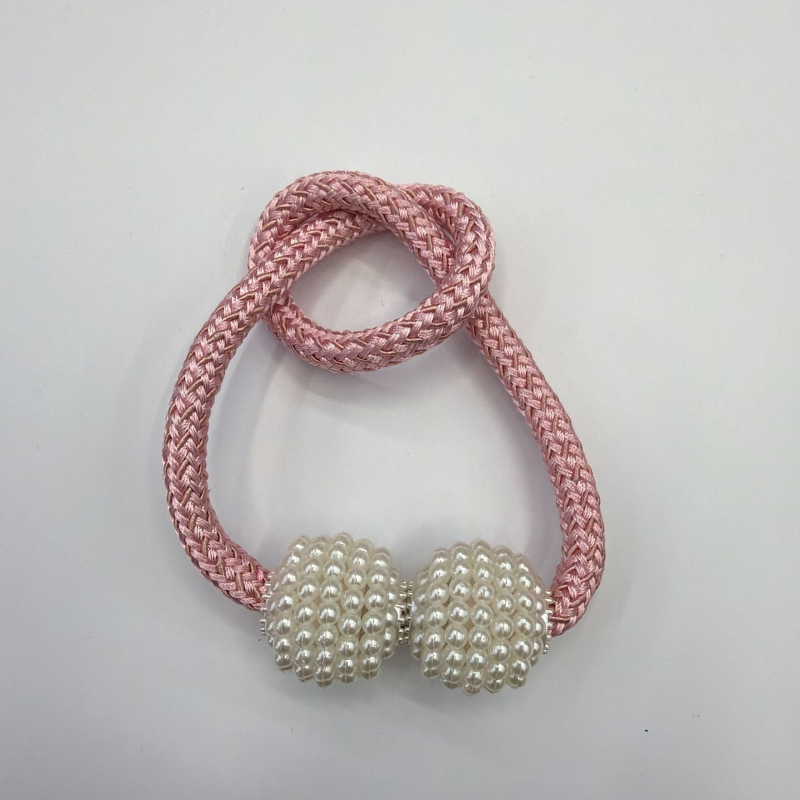 Magnetinės užuolaidų gesagtelės be gręžimo — šiuolaikinis minimalistinis dizainas — poliesteris, plastikas, magnetas — pritaikomas