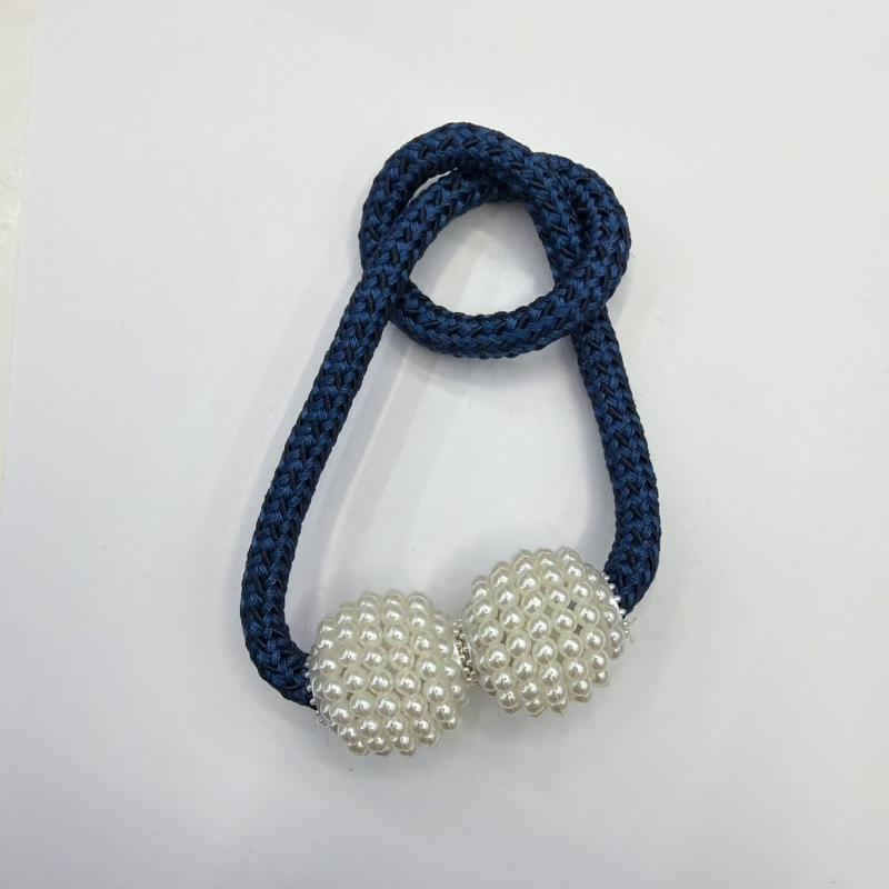 Magnetinės užuolaidų gesagtelės be gręžimo — šiuolaikinis minimalistinis dizainas — poliesteris, plastikas, magnetas — pritaikomas