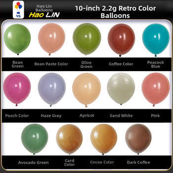 Haolin latekso balionas - apvalus, be spausdinto logotipo, be IP licencijos