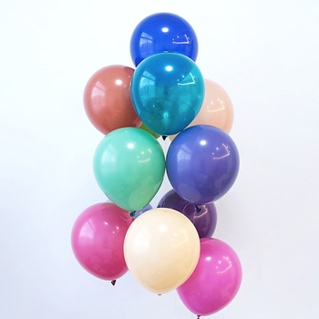 Haolin latekso balionas - apvalus, be spausdinto logotipo, be IP licencijos