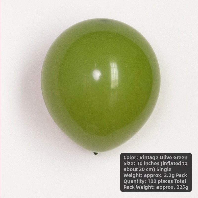 Haolin latekso balionas - apvalus, be spausdinto logotipo, be IP licencijos