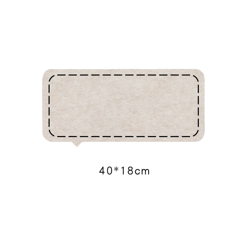 Wabi-Sabi filc naljepnica za zid s kork pločom za obavijesti i prikaz fotografija, 3D dekor