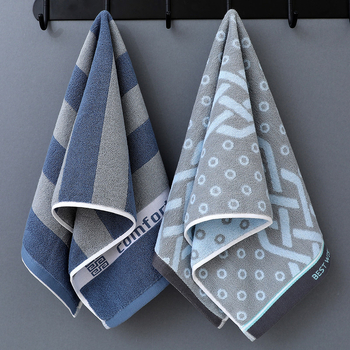 Pamukani ručnik za lice, 100% pamuk, debeli, visoka upijnost, Jacquard tkivo, za odrasle i djecu