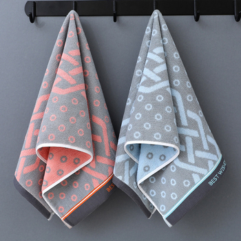 Pamukani ručnik za lice, 100% pamuk, debeli, visoka upijnost, Jacquard tkivo, za odrasle i djecu