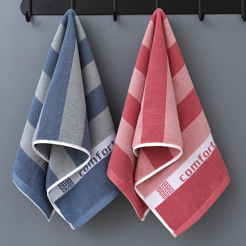 Pamukani ručnik za lice, 100% pamuk, debeli, visoka upijnost, Jacquard tkivo, za odrasle i djecu