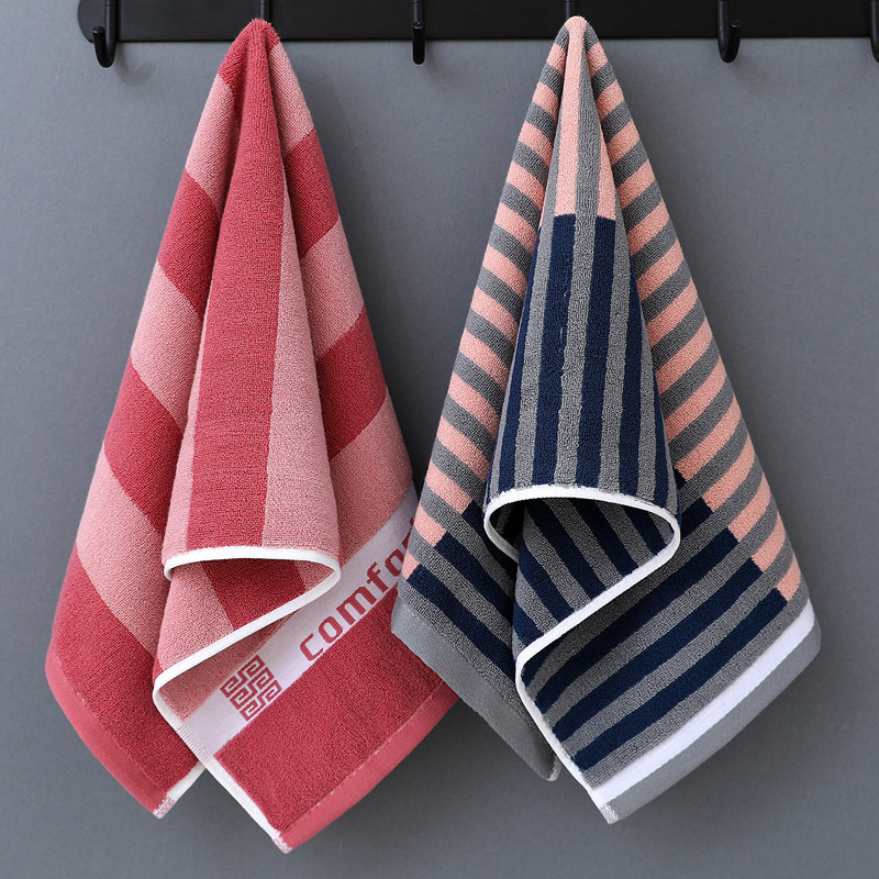 Pamukani ručnik za lice, 100% pamuk, debeli, visoka upijnost, Jacquard tkivo, za odrasle i djecu