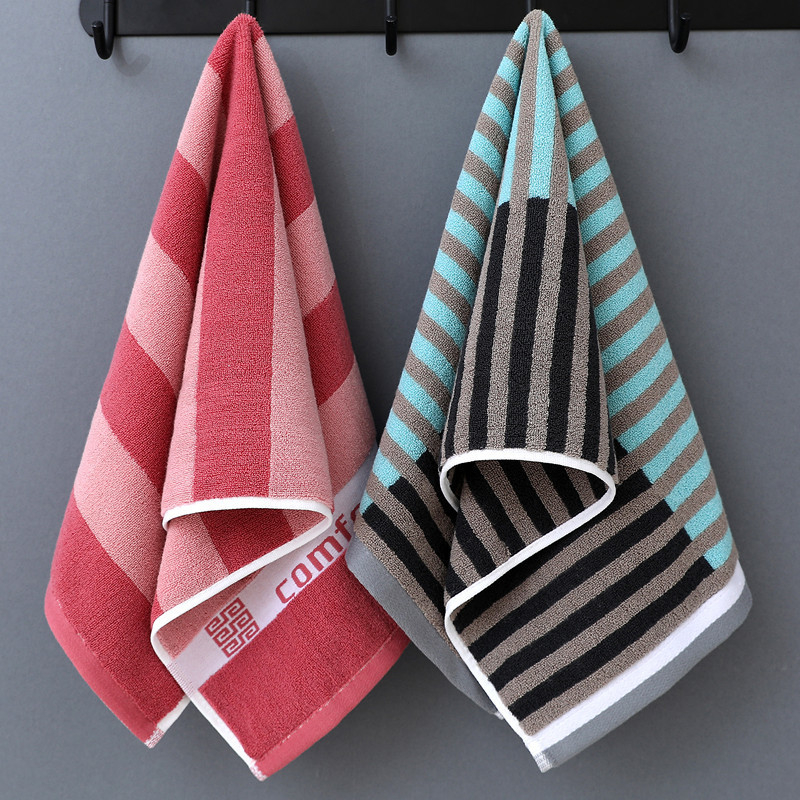 Pamukani ručnik za lice, 100% pamuk, debeli, visoka upijnost, Jacquard tkivo, za odrasle i djecu