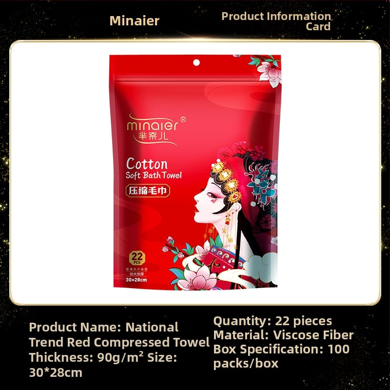 Minair Vienkartinis suspaustas rankšluostis, augalinių pluoštų, 50 g ir daugiau, kelionėms