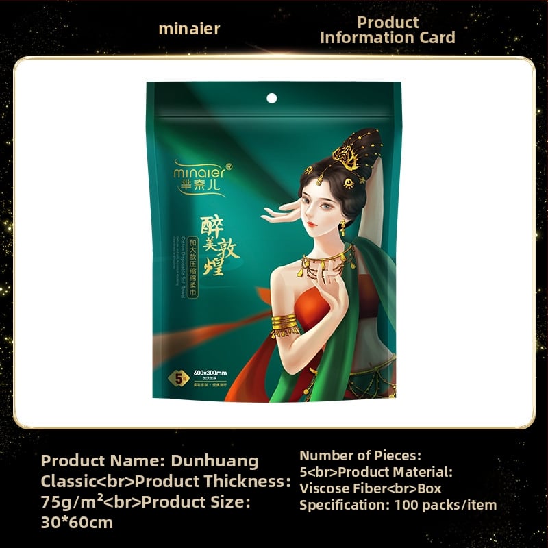 Minair Vienkartinis suspaustas rankšluostis, augalinių pluoštų, 50 g ir daugiau, kelionėms