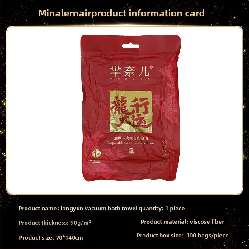 Minair Vienkartinis suspaustas rankšluostis, augalinių pluoštų, 50 g ir daugiau, kelionėms