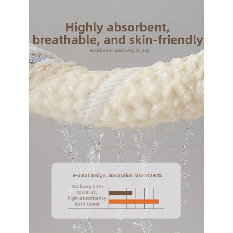 Set od tri ručnika za kupanje, poliesterska vlakna, 150D pređa, ravno tkanje