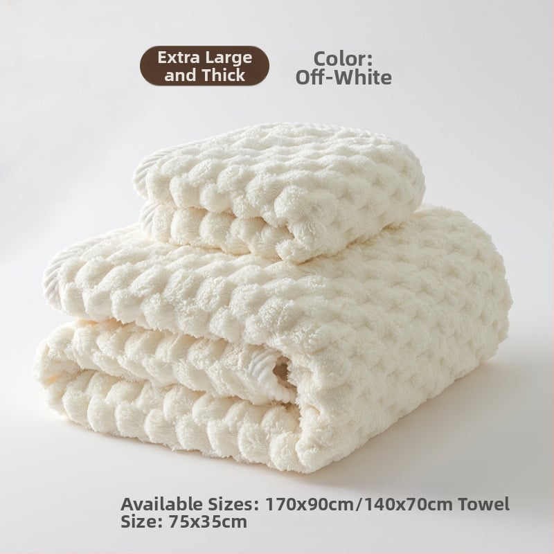 Set od tri ručnika za kupanje, poliesterska vlakna, 150D pređa, ravno tkanje